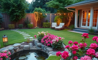 Garden landscaping